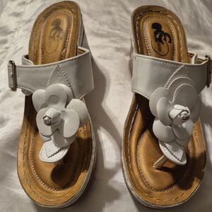 White Summer Sandals